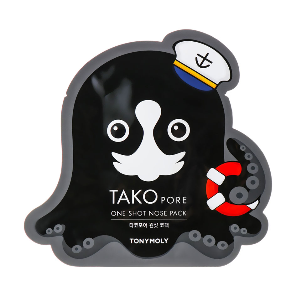 Маска-пластир для носа від чорних цяток Tony Moly Tako Pore One Shot Nose Pack, 1.5 г